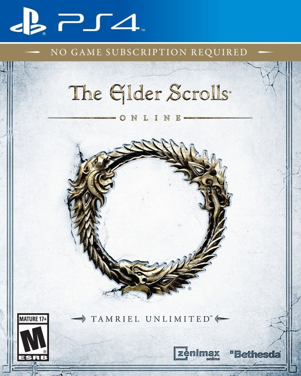 Bethesda Softworks The Elder Scrolls Online Tamriel Unlimited PS4 Playstation 4 Game